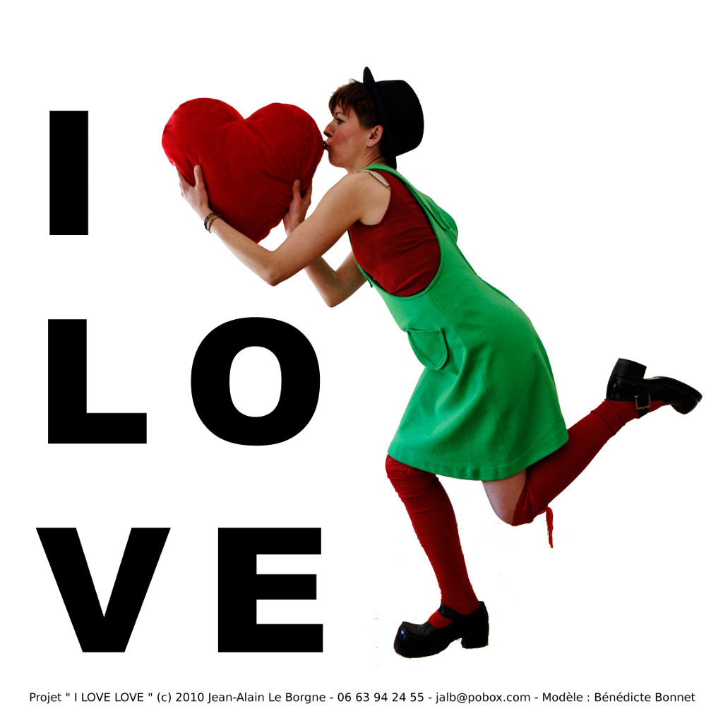 I LOVE LOVE - (c) 2010-2011 Jean-Alain Le Borgne -
        jalb@pobox.com - 06 63 94 24 55 - Modèle : Bénédicte Bonnet